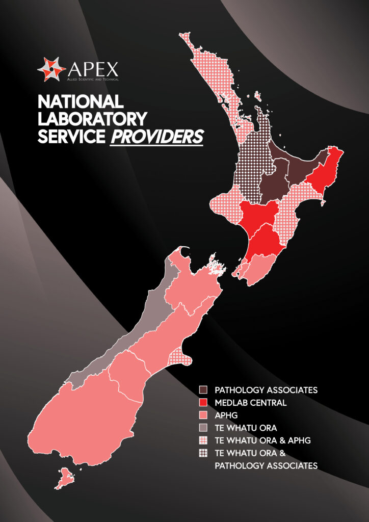 APEX National Lab Service Providers Map