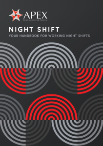 APEX Night Shift Booklet Cover